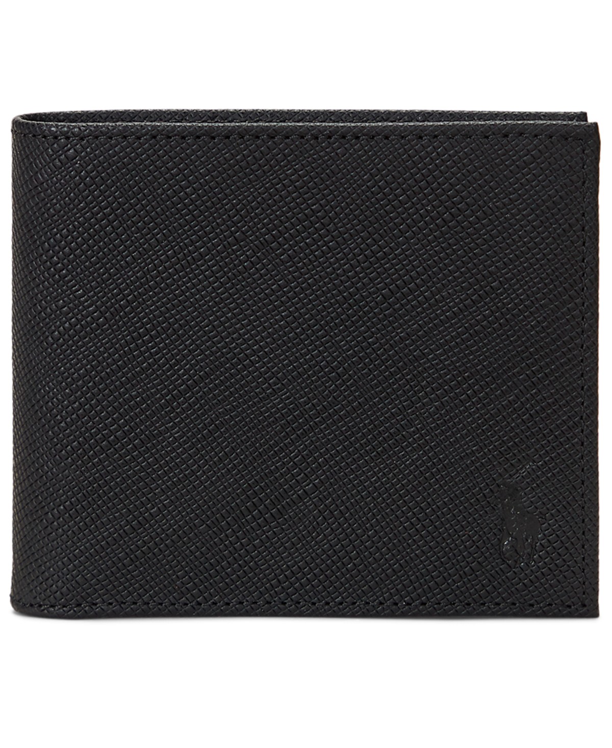 Мужские Polo Ralph Lauren Men's Textured Saffiano Leather Billfold Wallet — фото 1