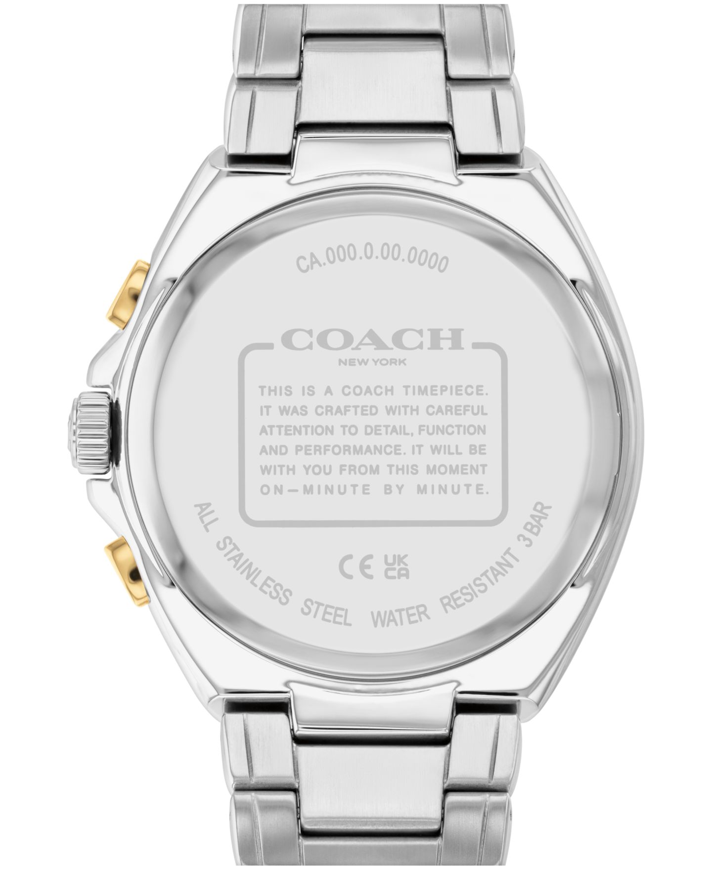 Мужские часы Coach Jackson Two-Tone Stainless Steel 45mm — фото 3