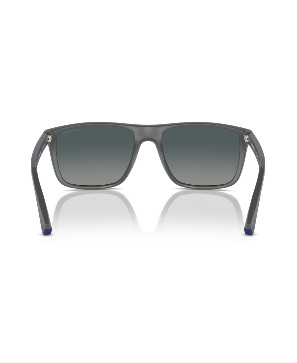 Emporio Armani Shield-frame Sunglasses In Gray
