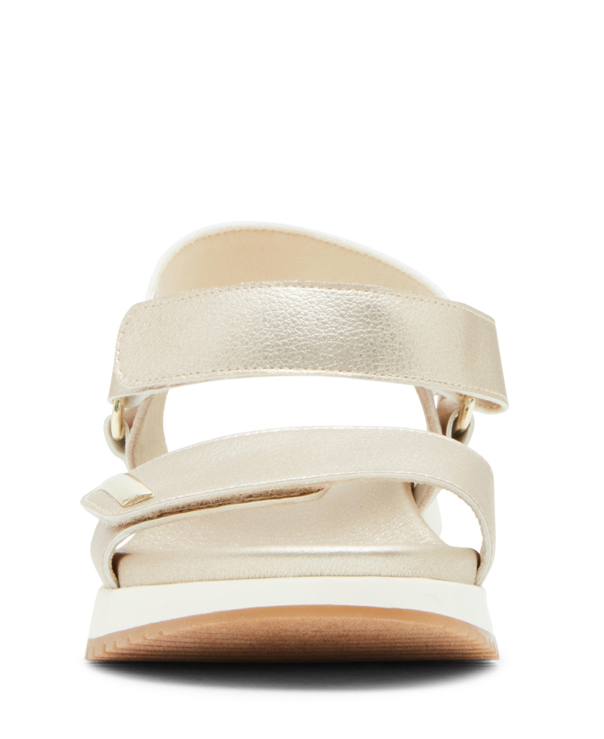 Shop Anne Klein Women's Emery Sandals In White Tumbled