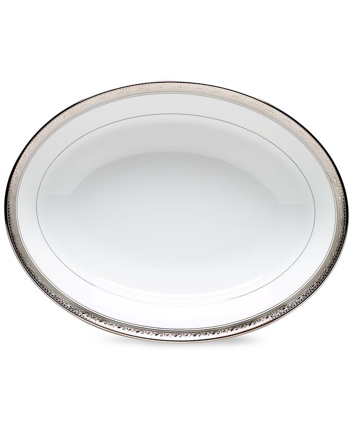 Noritake - "Crestwood Platinum" Oval Vegetable Dish, 32 oz.