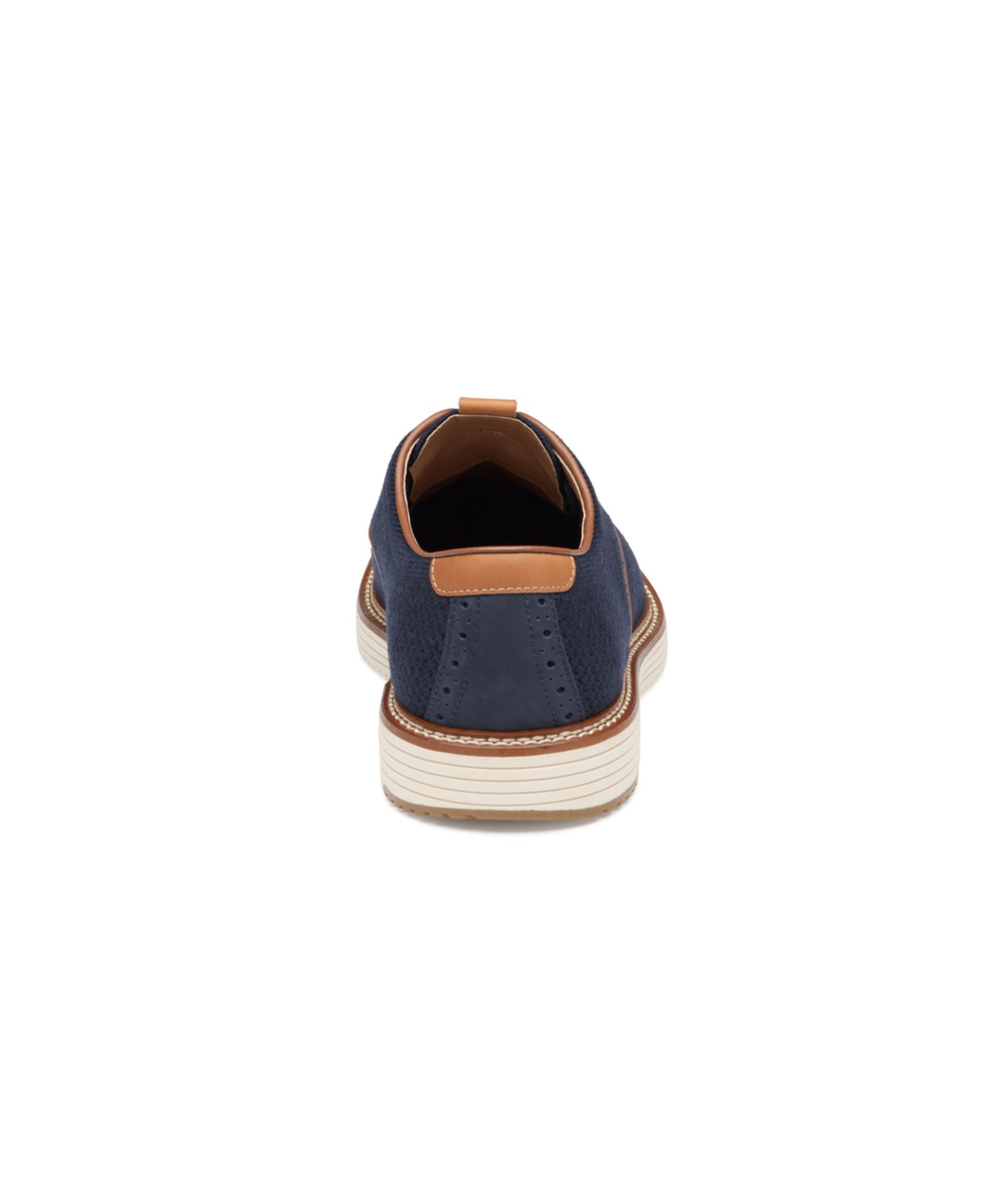 Мужское платье Johnston & Murphy Johnston Murphy Hodges Wing Lace Up Dress Casual Shoe, цвет: Тёмно-синий вязаный — фото 2