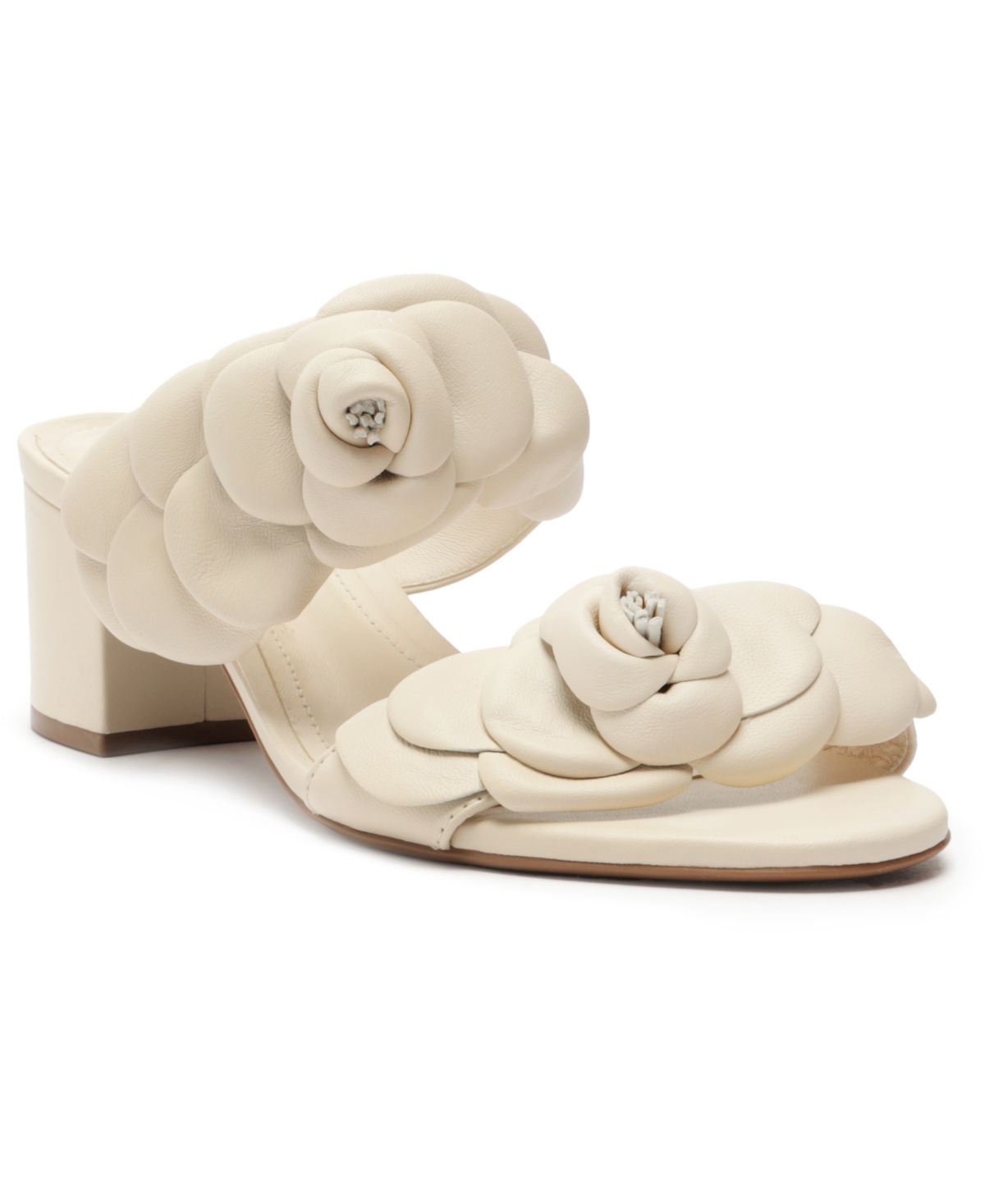 Women's Poppy Mid Block Sandals - Gold