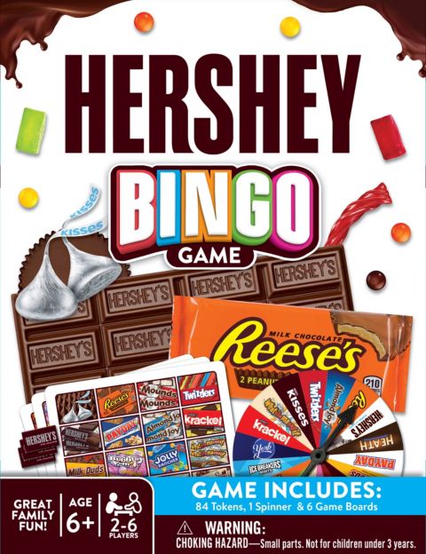 Детская настольная игра MasterPieces Puzzles Hershey's Chocolate Matching Bingo Board Game, Ages 6+, цвет: Разноцветный