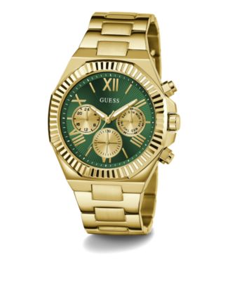 Men's Multi-Function Gold-Tone 100% Steel Watch, 44mm
