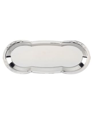 Derby Day at the Races Silver Plated 3-D Horseshoe 4 Pc Tray Set