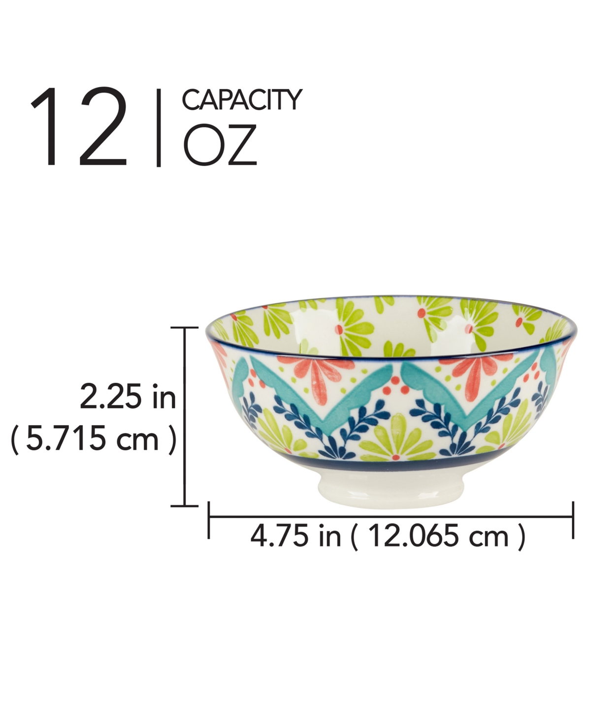 Certified International Talavera Set of 6 All Purpose Bowls, 6 Asst