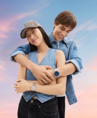 Women's Elliot Silver-Tone Stainless Steel Bracelet Watch 36mm