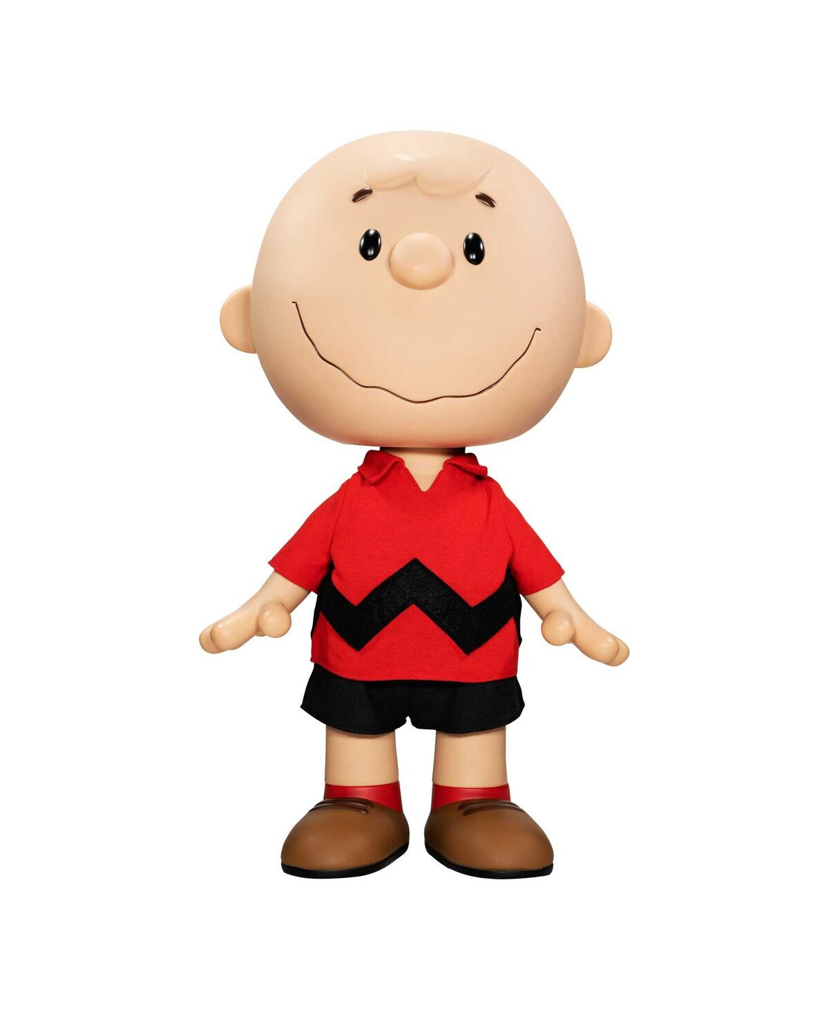 Shop Super 7 Peanuts Charlie Brown Red Distressed Shirt Supersize Vinyl Figure