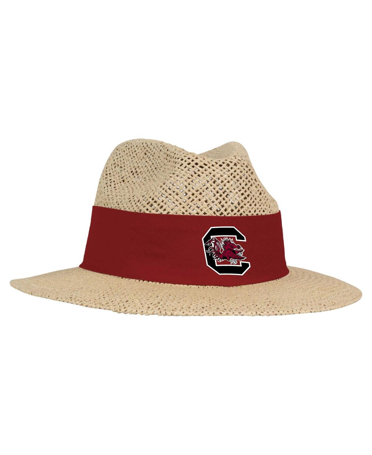Ahead Men's  Tan South Carolina Gamecocks Wellington Gambler Straw Hat