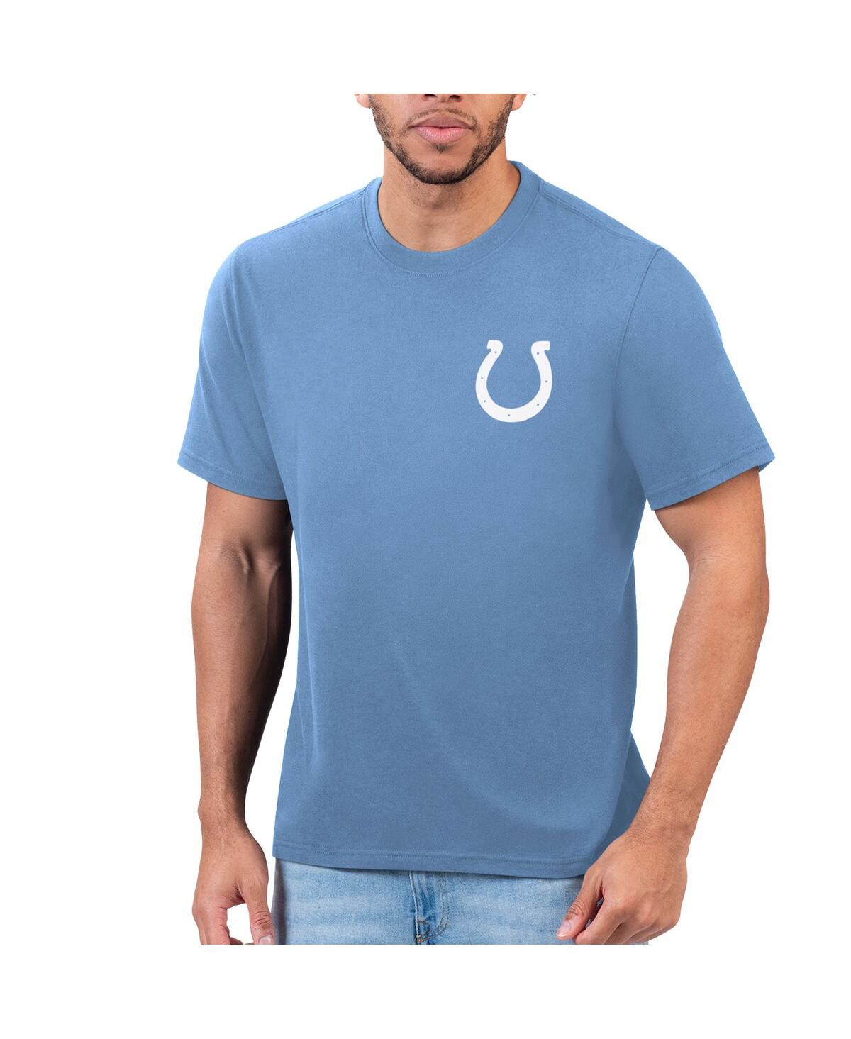 Shop Margaritaville Men's  Blue Indianapolis Colts T-shirt
