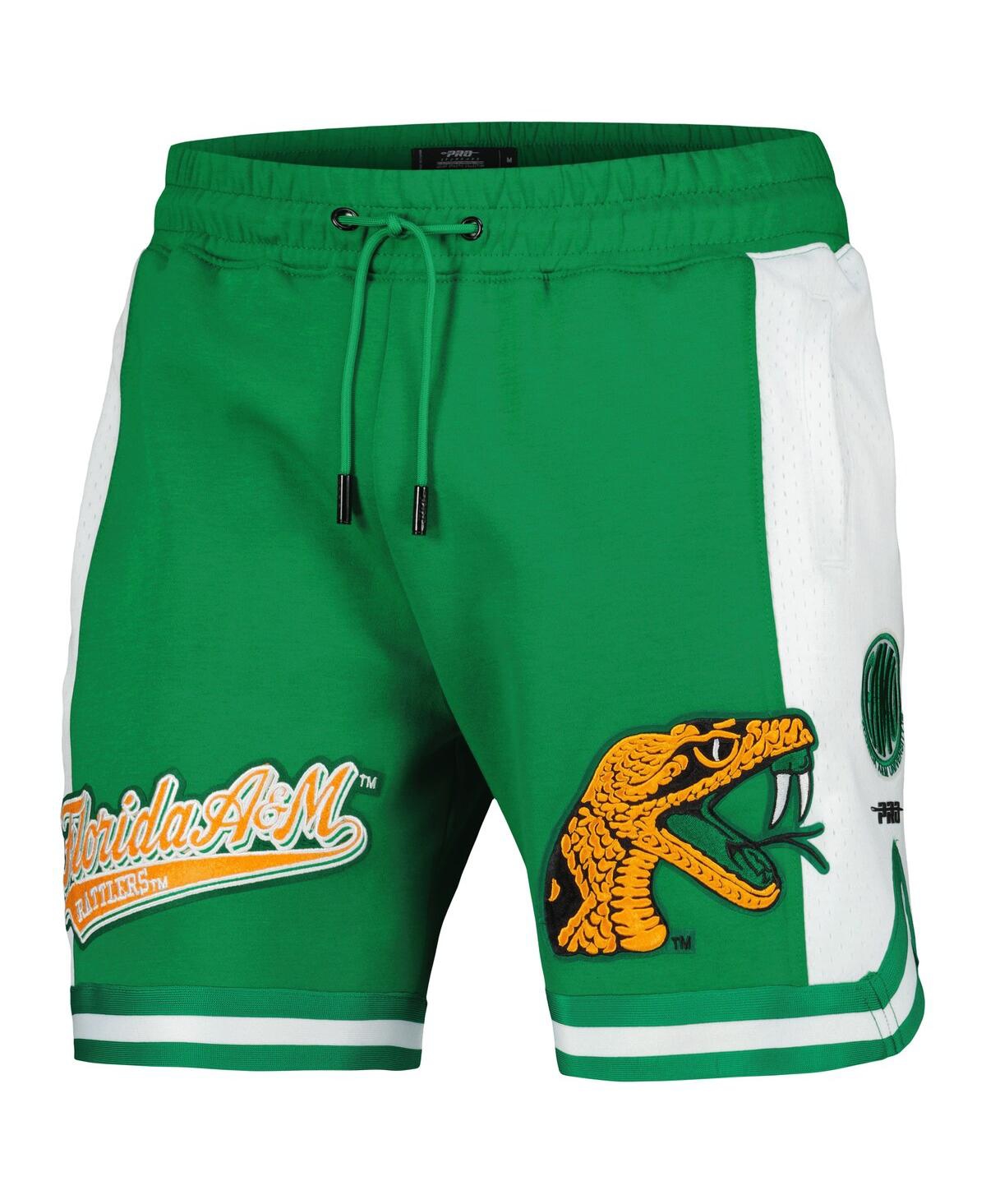PRO STANDARD MEN'S PRO STANDARD GREEN FLORIDA A&M RATTLERS SCRIPT TAIL DK 2.0 SHORTS 