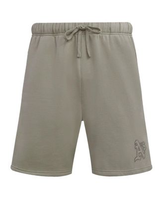 Men's Pewter Oakland Athletics Neutral Fleece Shorts