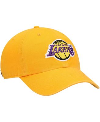 Men's Gold Los Angeles Lakers Clean Up Adjustable Hat