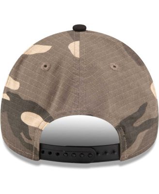 Men's Boston Red Sox Camo Crown A-Frame 9FORTY Adjustable Hat