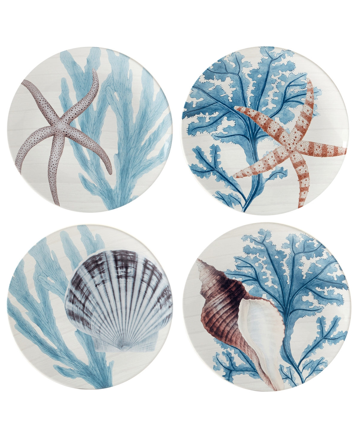 Beyond the Shore Set of 4 Dinner Plates - Miscellaneous