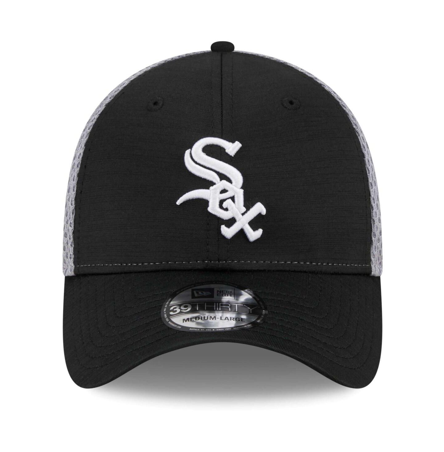Мужская кепка New Era Black Chicago White Sox Neo 39THIRTY Flex Hat — фото 4