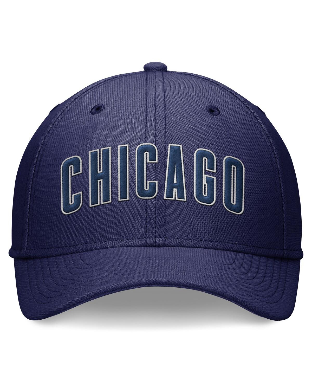 Nike Men's Chicago Cubs Evergreen Performance Flex Hat In Gym Red