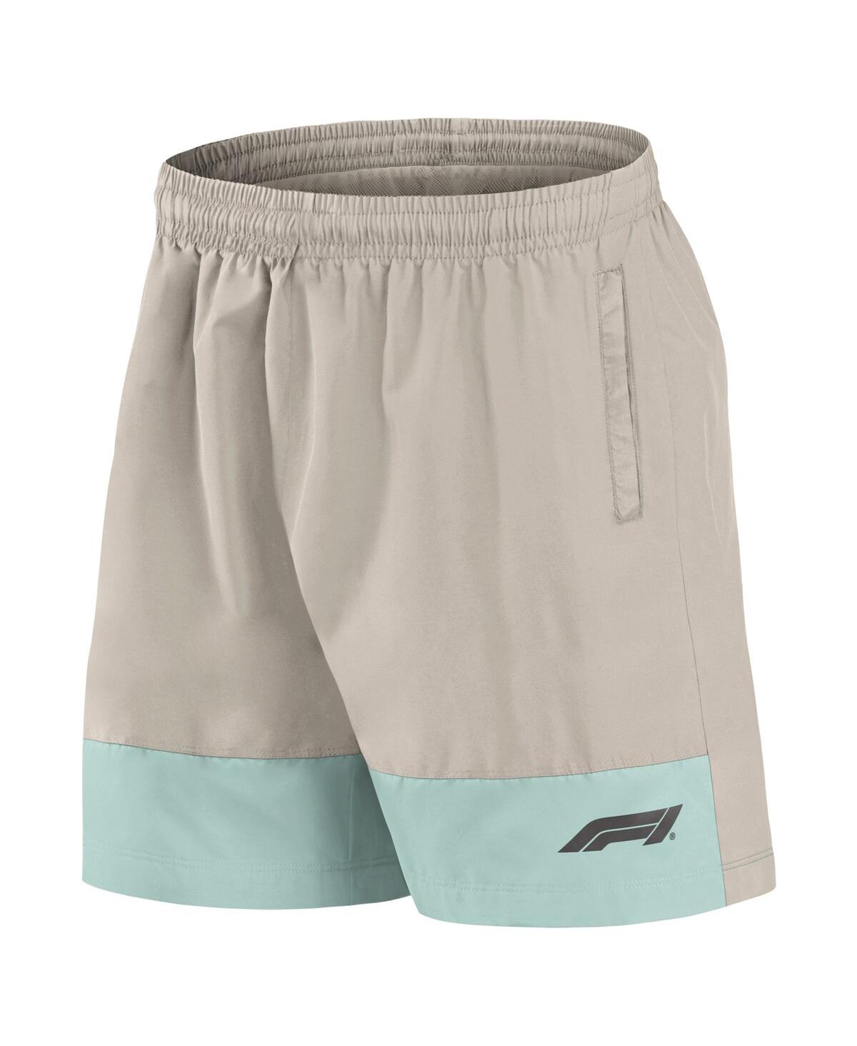 Men's FanaticsFormula 1 Liquify Badge Woven Shorts - Gray