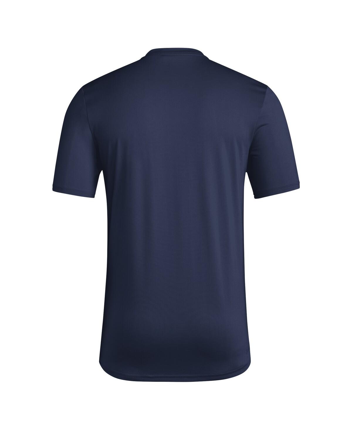Shop Adidas Originals Men's Adidas Navy New England Revolution 2024 Jersey Hook Aeroready T-shirt