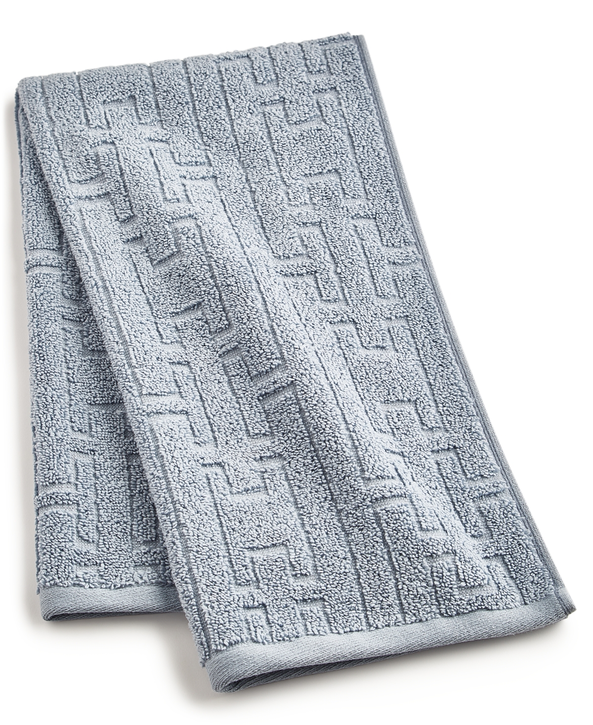 HOTEL COLLECTION SCULPTED CHAIN-LINK HAND TOWEL, 16" X 30", EXCLUSIVELY AT MACY'S 