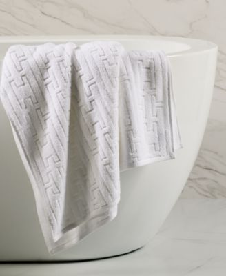 Sculpted Chain-Link Bath Towel, 30 x 56, Created for Macy's