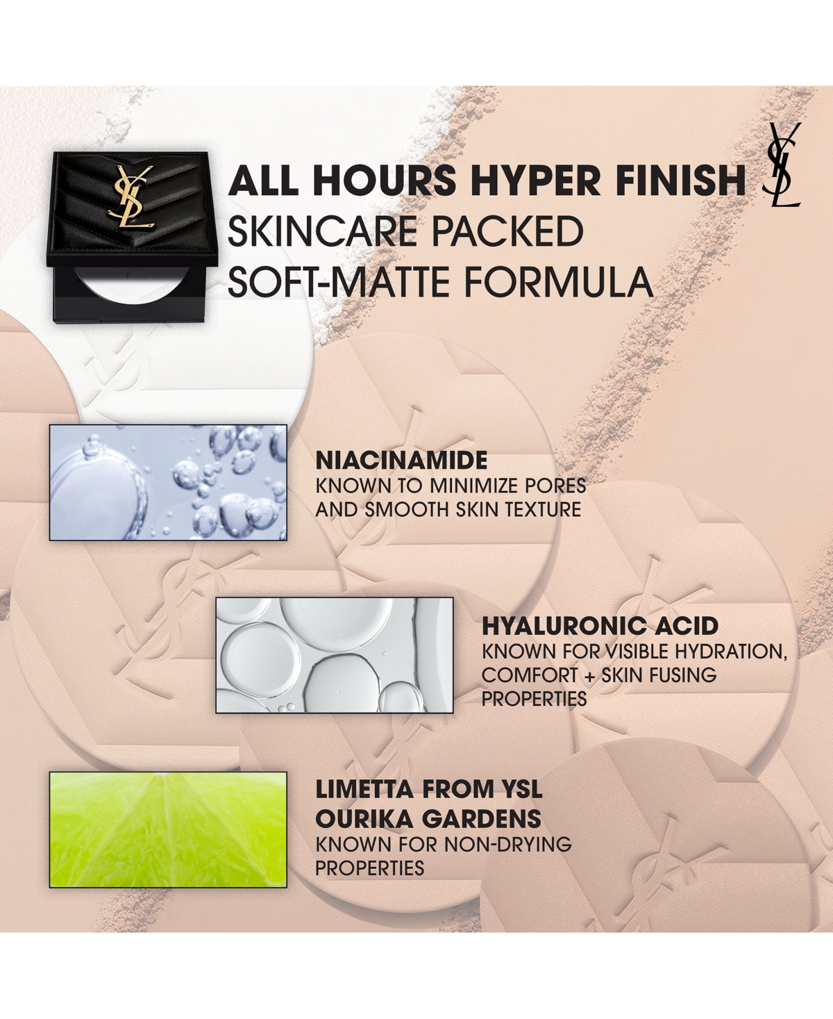 Saint Laurent All Hours Hyper Finish Ultimate Setting Powder In Shade 8