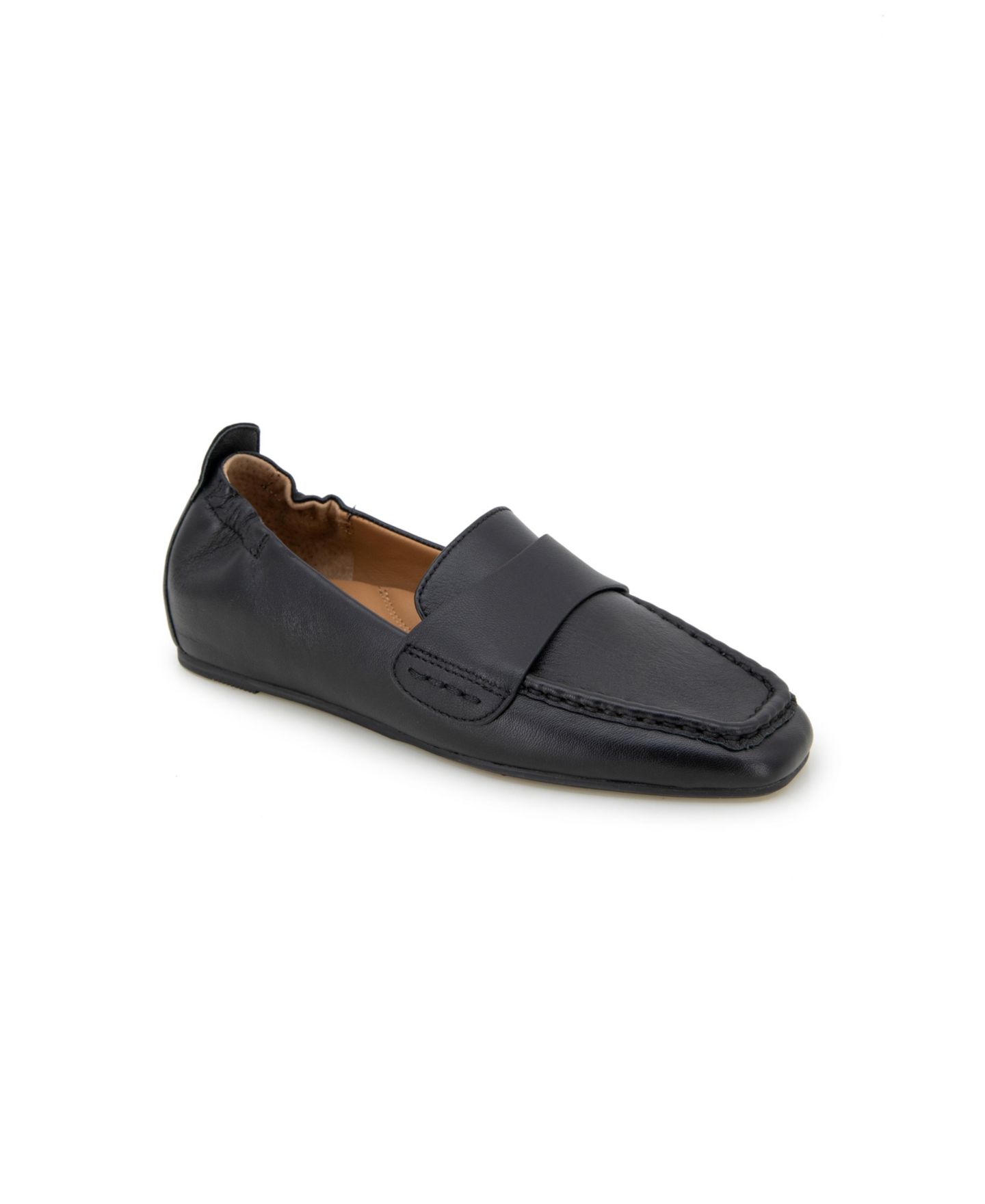 Женские туфли Gentle Souls Sophie Slip-On Flat, цвет: Чёрный кожаный — фото 1
