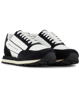 A|X Armani Exchange - Men's Suede Logo Sneaker
