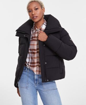 BCBGMAXAZRIA - Women's Water-Resistant Puffer Coat