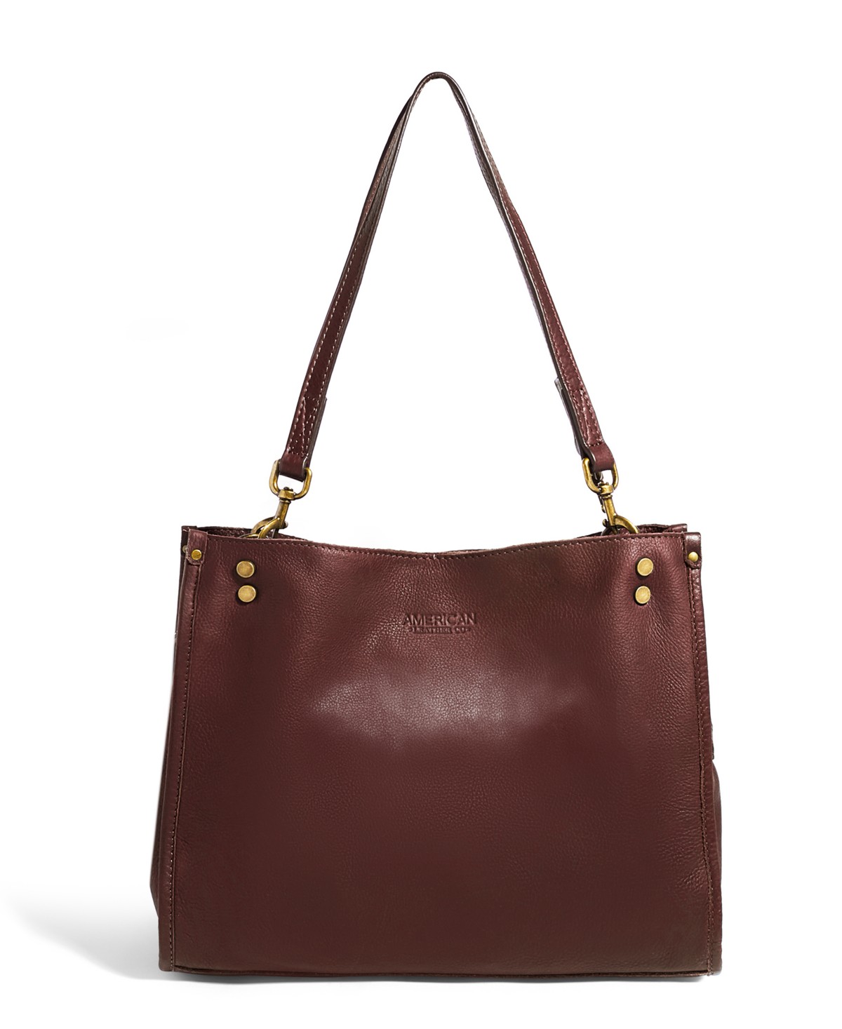 Женские топы American Leather Co. Lenox Triple Entry Satchel — фото 1