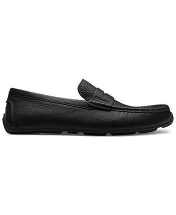 Coach Mens Luca Leather Driver Loafer Black 11