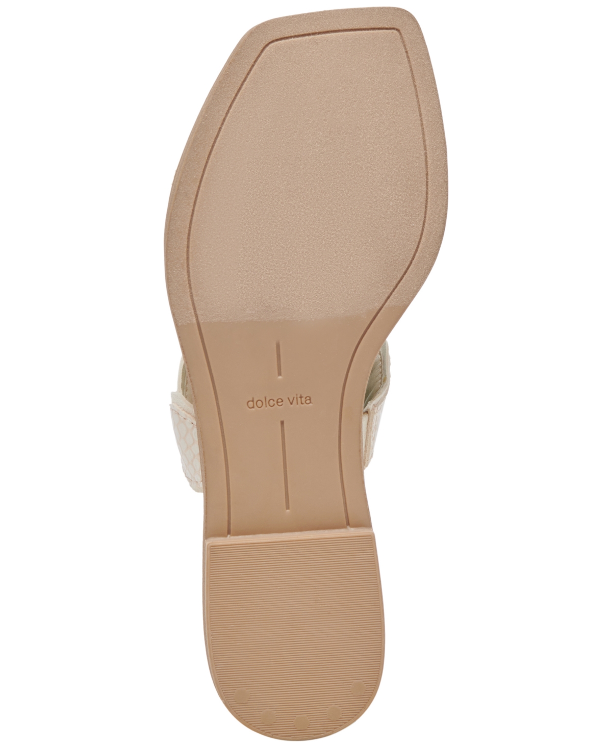 Shop Dolce Vita Women's Ilva Wavy Double-strap Slide Sandals In Silver Metallic