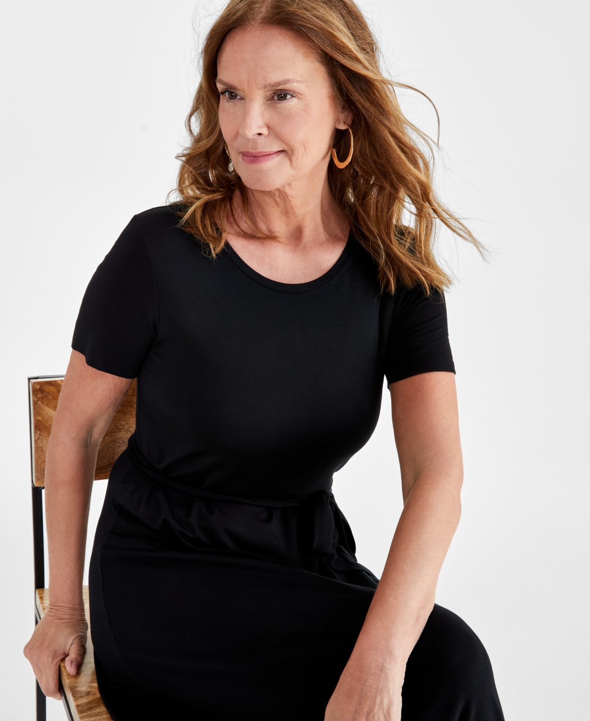 Style & Co Women's Short-Sleeve T-Shirt Dress, Created for Macy's