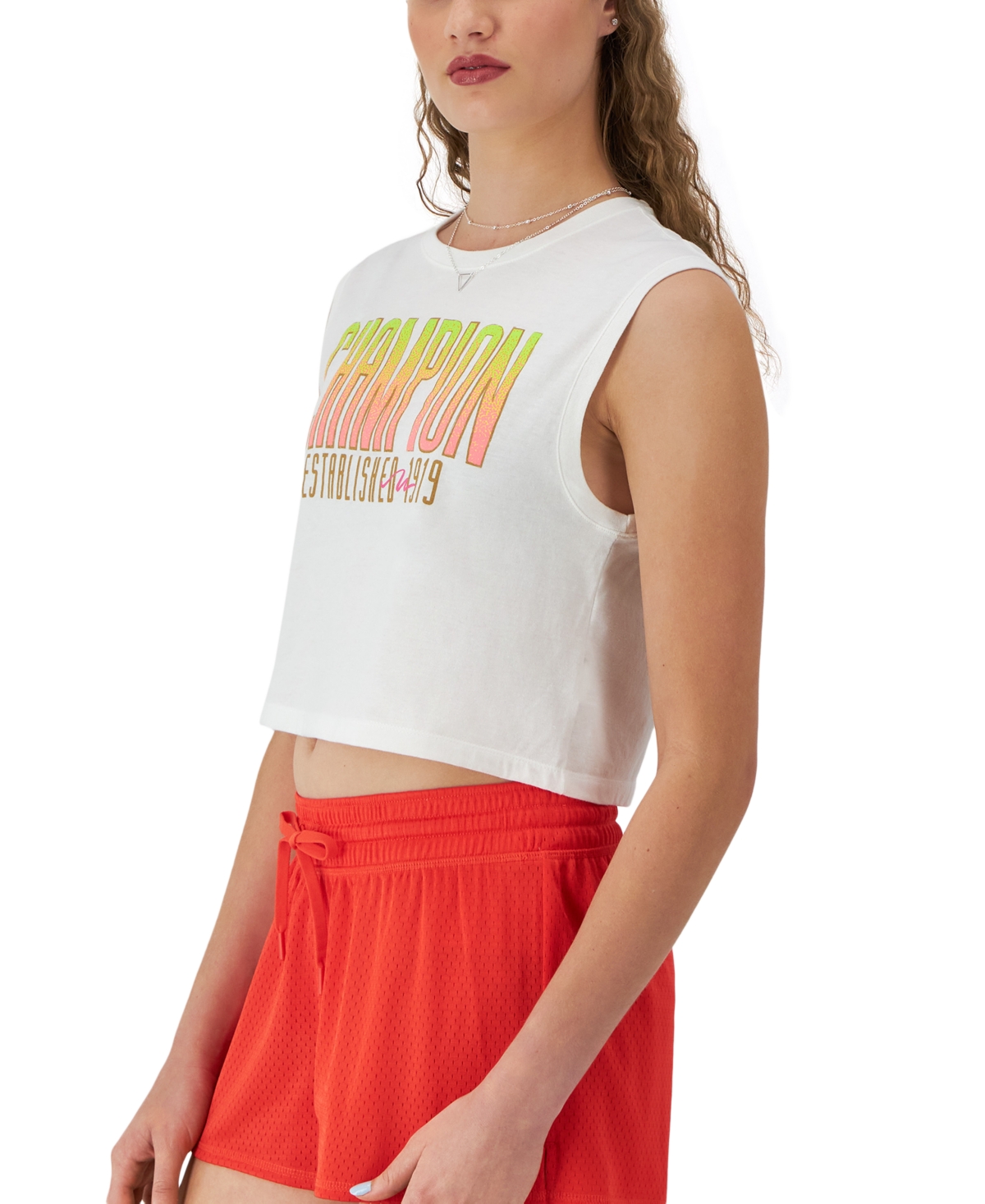 Champion Women's Logo Muscle Tee