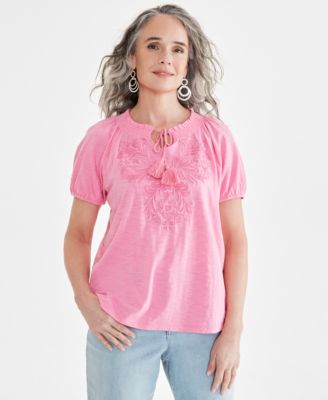 Style & co clearance embroidered