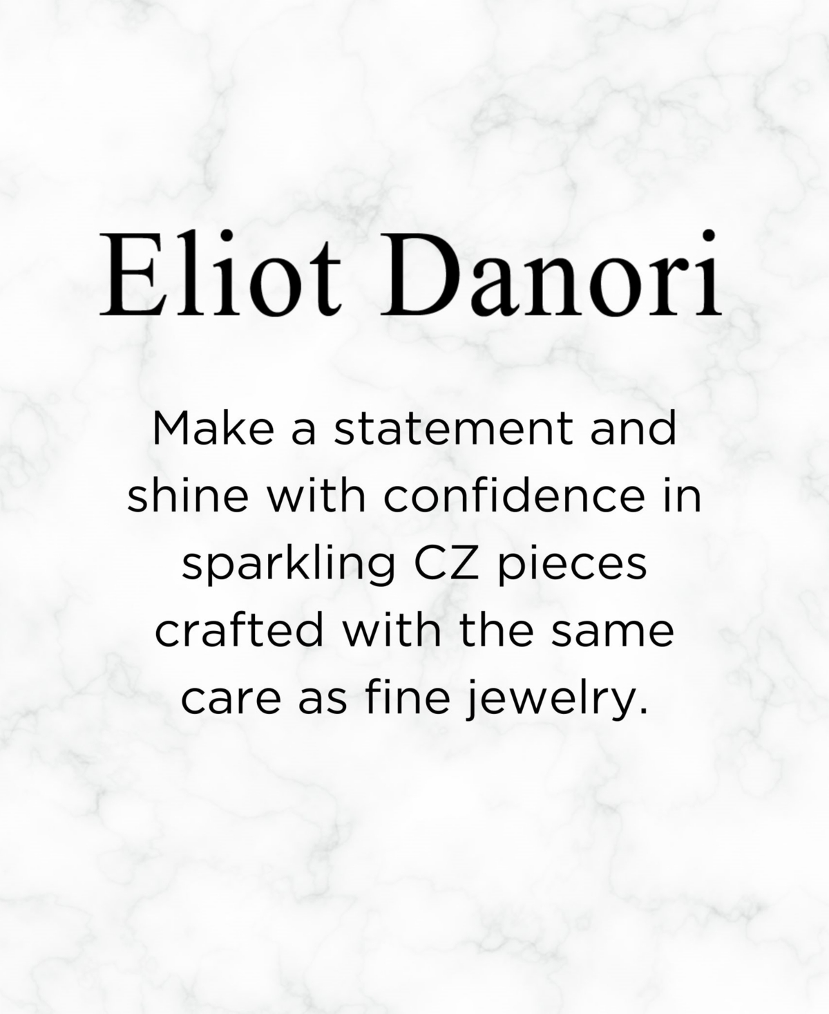 Shop Eliot Danori 18k Gold-plated Cubic Zirconia Cross Pendant Necklace, 16" + 2" Extender, Created For Macy's