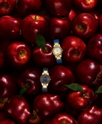 Eco-Drive Women's Disney Evil Queen Black Leather Strap Watch 30mm Gift Set