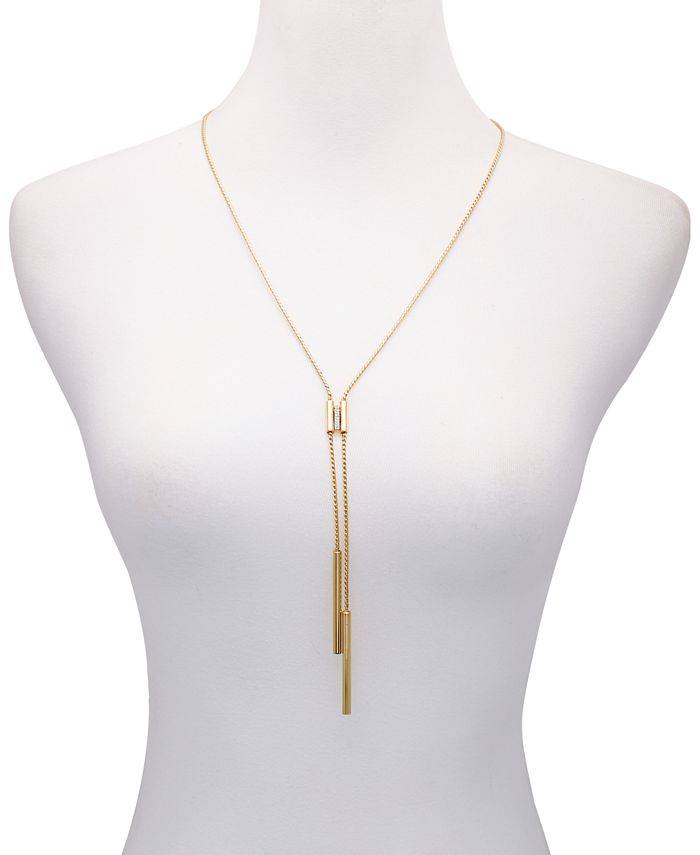 Vince Camuto Gold-Tone Long Y-Necklace, 24