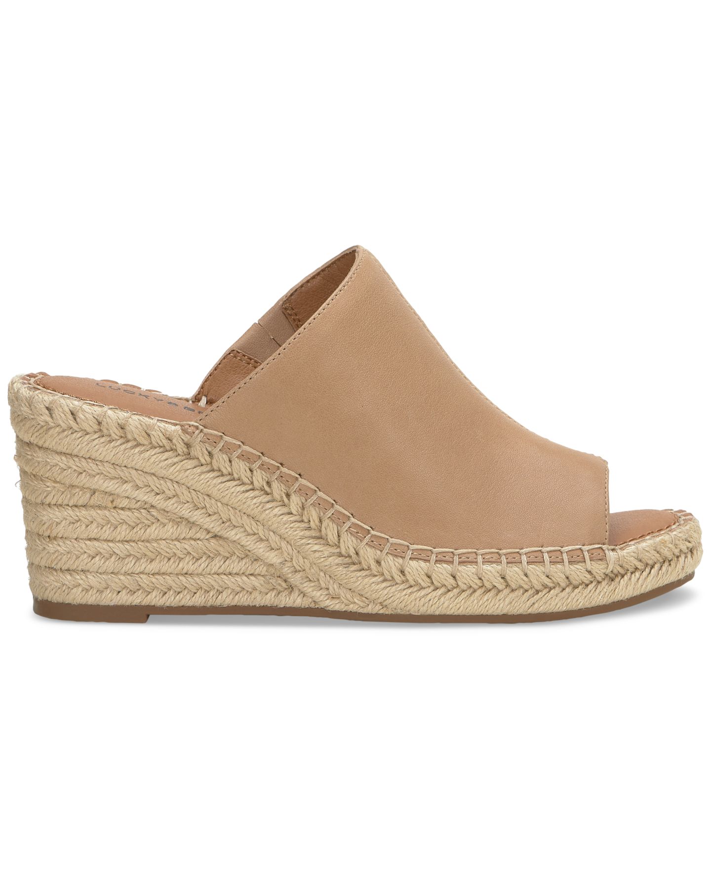 Женские сандалии Lucky Brand Cabriah Platform Wedge, цвет: Кожаный, вариант 1 — фото 2