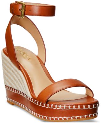 Lauren ralph lauren wedge sandals best sale