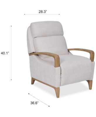 CLOSEOUT! Abelli 37" Fabric Pushback Recliner, Created for Macy's