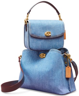 COACH Cassie 19 Denim Crossbody