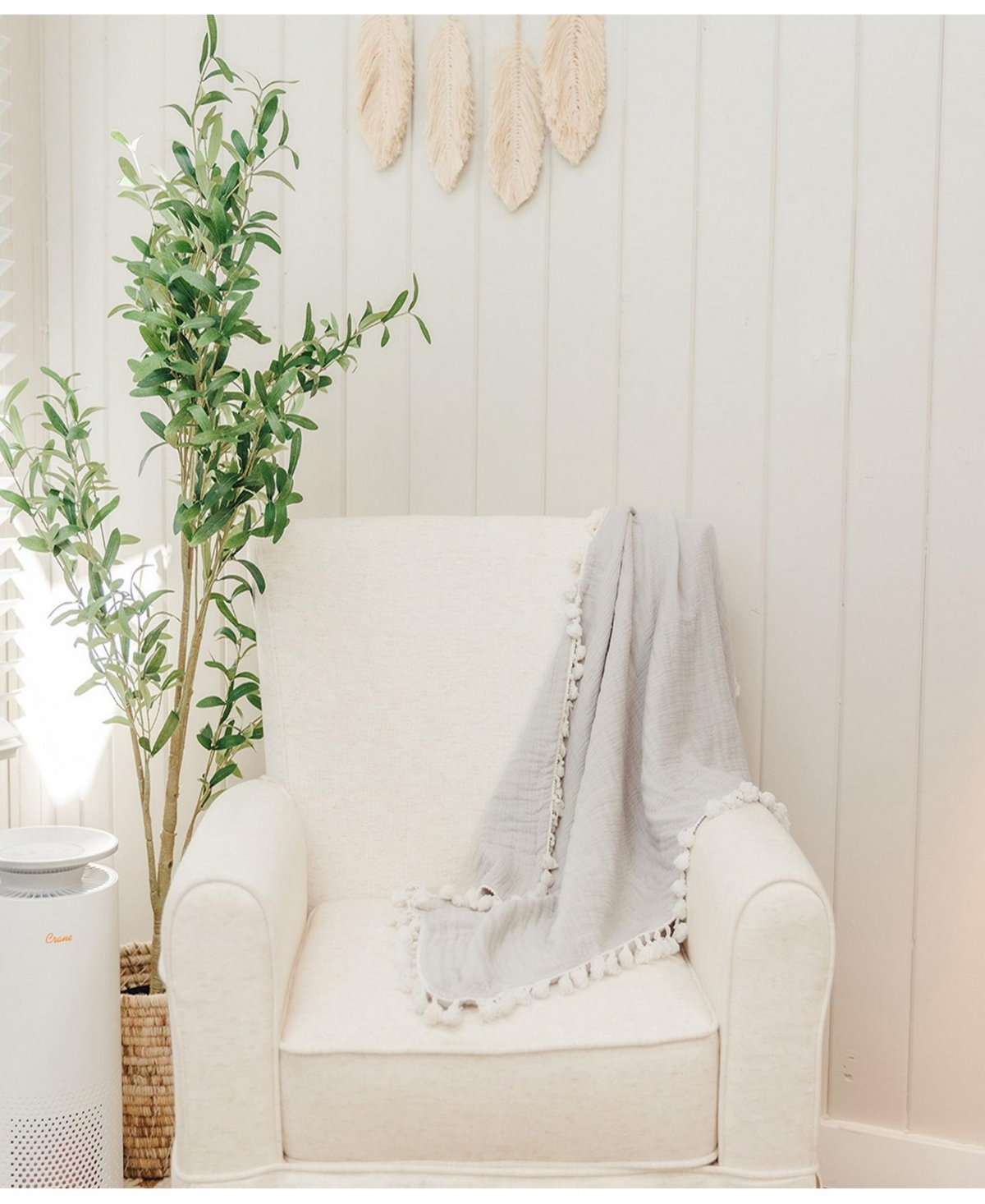 CRANE BABY 6-LAYER MUSLIN BLANKET MOONSTONE 