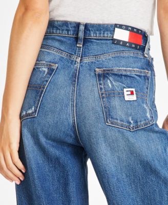 Tommy Jeans Women's Claire High-Rise Wide-Leg Jeans - Macy's
