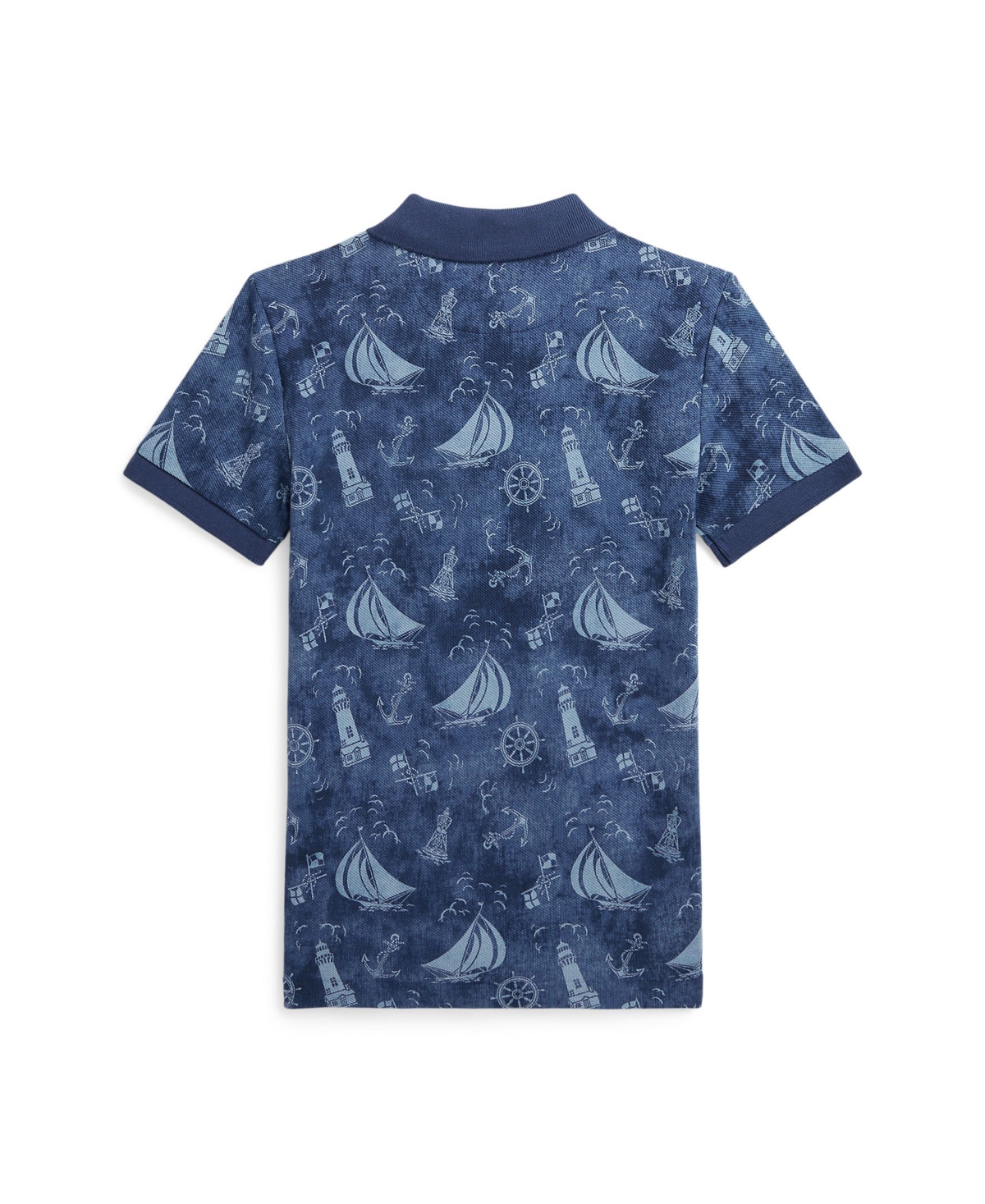 Polo Ralph Lauren Toddler and Little Boy Nautical-Print Cotton Mesh Polo Shirt
