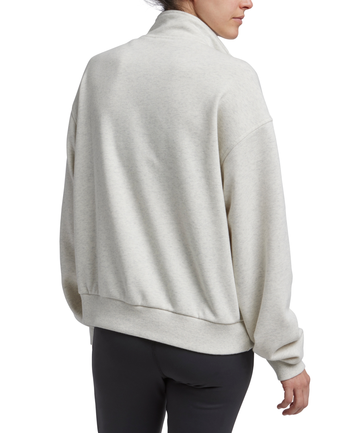 Reebok Women's Identity Brand Proud Quarter Zip Sweatshirt