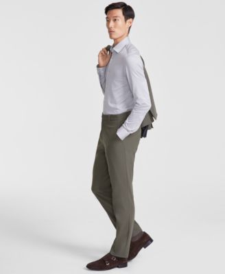 Men's Modern-Fit Solid Suit Separate Pants