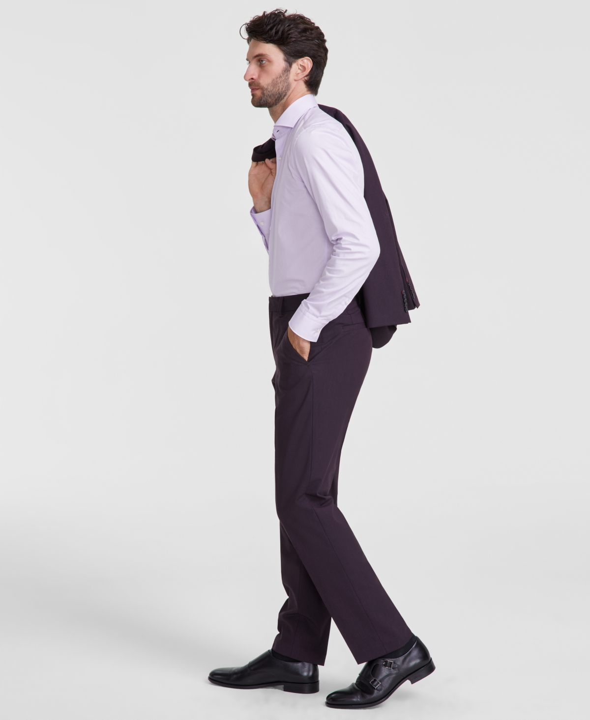 Hugo by Boss Men's Modern-Fit Solid Suit Separate Pants
