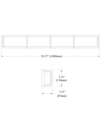 5" Metal Winston 50W Vanity Light with Acrylic Diffuser